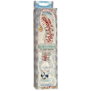 Doc Johnson Reflections Glass Wand Topsy Turvy