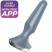 Satisfyer Plug-ilicious 2, серо-голубая