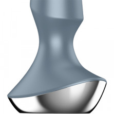 Satisfyer Plug-ilicious 2, серо-голубая
