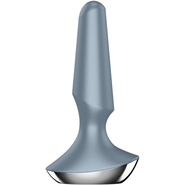 Satisfyer Plug-ilicious 2, серо-голубая