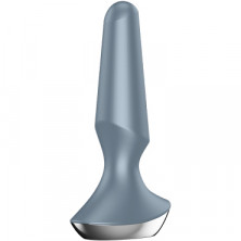 Satisfyer Plug-ilicious 2, серо-голубая