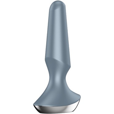 Satisfyer Plug-ilicious 2, серо-голубая