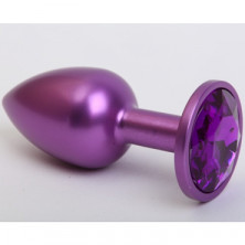 4sexdream Анальная пробка малая, фиолетовая