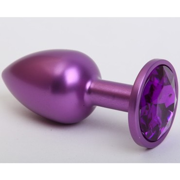 4sexdream Анальная пробка малая, фиолетовая