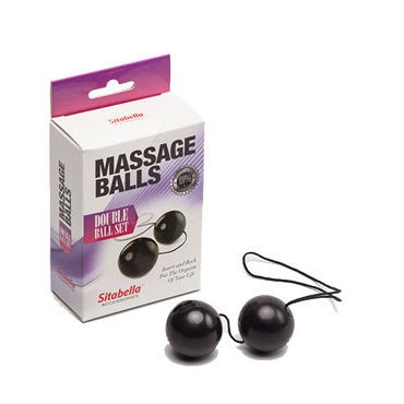 Sitabella Massage Balls Double Ball Set, черный