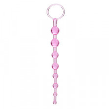 California Exotic First Time Love Beads, розовая