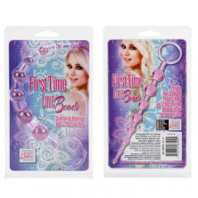 California Exotic First Time Love Beads, розовая