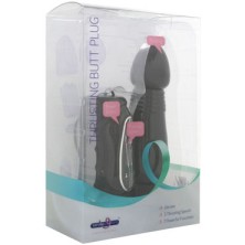 Seven Creations Thrusting Butt Plug, черный