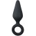 Easytoys Buttplug With Pull Ring Small, черный