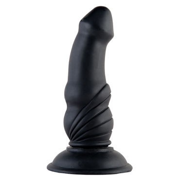 ToyFa Black&Red Анальная втулка, черная