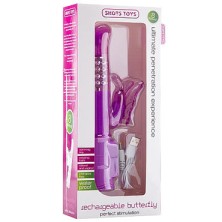 Shots Toys Rechargeable Butterfly, фиолетовый