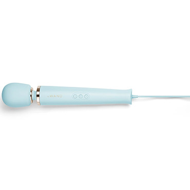 Le Wand Powerful Plug-In Vibrating Massager, голубой