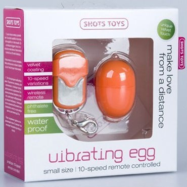 Shots Toys Vibrating Egg Small, оранжевый