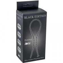 Lola Toys Wavy Urethral Plug Extra Small, черный