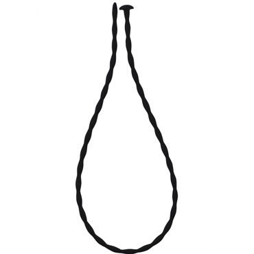 Lola Toys Wavy Urethral Plug Extra Small, черный