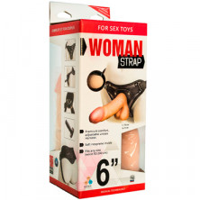 Биоклон Woman Strap 6", телесный