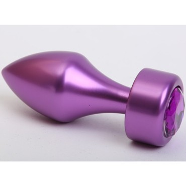 4sexdream Анальная пробка в форме пули, фиолетовая