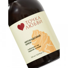 Точка Любви Съедобный лубрикант Ирландский крем, 100 мл