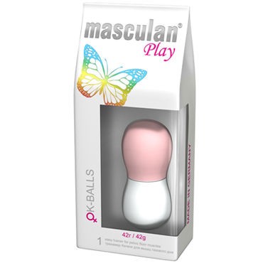 Masculan Ok-Balls, розово-белый