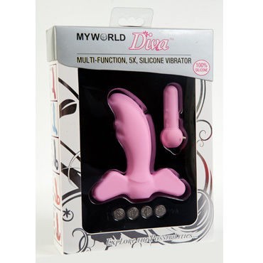 MyWorld вибратор, 11, 5 см, розовый