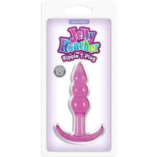 NS Novelties Jelly Rancher Ripple T-Plug, фиолетовая