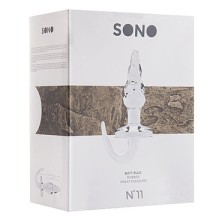 Shots Toys Sono Butt Plug №11, прозрачная