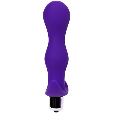 Toyfa A-Toys Vibro Anal Plug L, фиолетовая