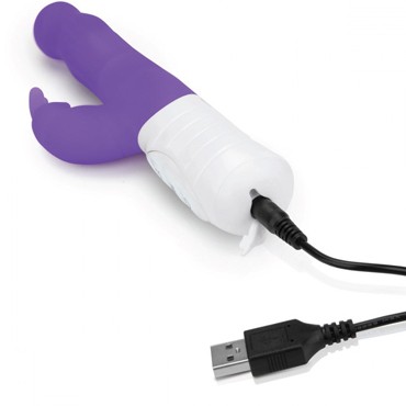 Rabbit Essentials Slim Shaft Rabbit Vibrator, фиолетовый