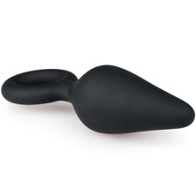 Easytoys Buttplug With Pull Ring Large, черный