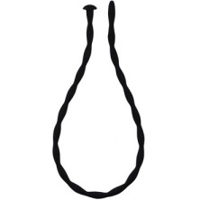 Lola Toys Wavy Urethral Plug Large, черный