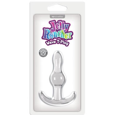 NS Novelties Jelly Rancher Wave T-Plug, прозрачная