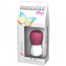 Masculan Ok-Balls, розово-белый