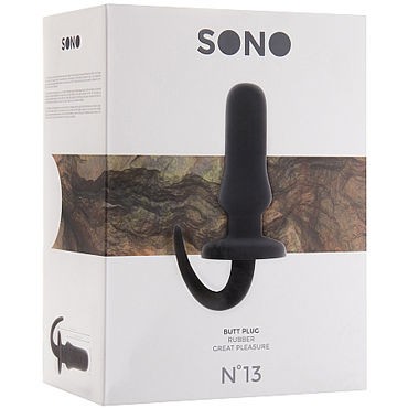 Shots Toys Sono Butt Plug №13, черная