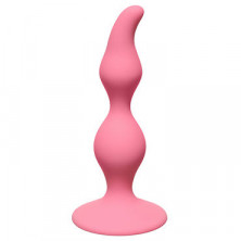 Lola Toys First Time Curved Anal Plug, розовая