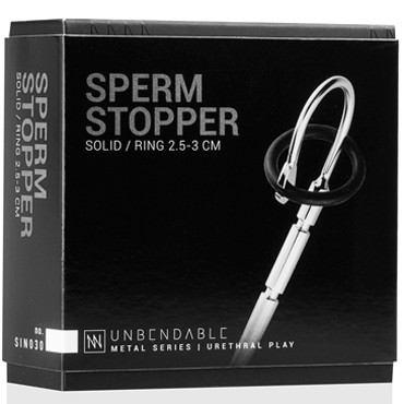 Sinner Solid Sperm Stopper, серебристый