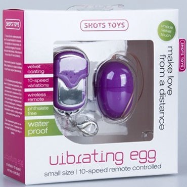 Shots Toys Vibrating Egg Small, фиолетовый