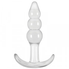 NS Novelties Jelly Rancher Ripple T-Plug, прозрачная