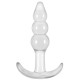 NS Novelties Jelly Rancher Ripple T-Plug, прозрачная