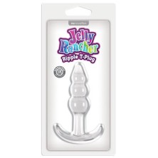 NS Novelties Jelly Rancher Ripple T-Plug, прозрачная