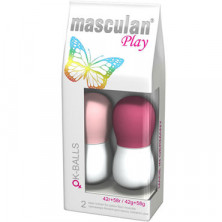 Masculan Ok-Balls, розово-белый