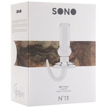 Shots Toys Sono Butt Plug №13, прозрачная