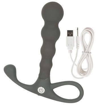 California Exotic Embrace Beaded Probe, серый