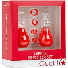 Shots Toys Nipple Erector Set, красный