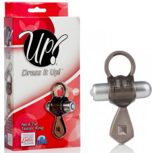 California Exotic Up Dress It Up Neck Tie Teaser Rings, серое