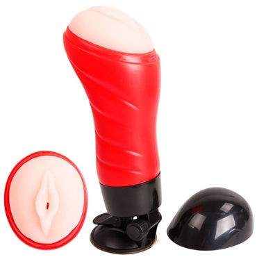 Baile Crazy Bull Delia Вибромастурбатор-вагина, красный