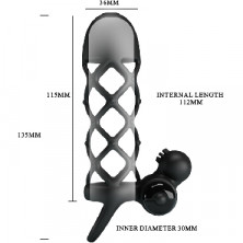 Baile Pretty Love Penis Sleeve I, черная