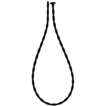 Lola Toys Wavy Urethral Plug Small, черный