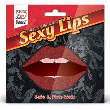 Erotic Fantasy Sexy Lips, красный блеск