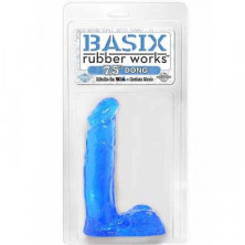 Pipedream Basix Rubber Works 19 см голубой