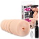 Hustler Vibrating Anal Stroker, телесный